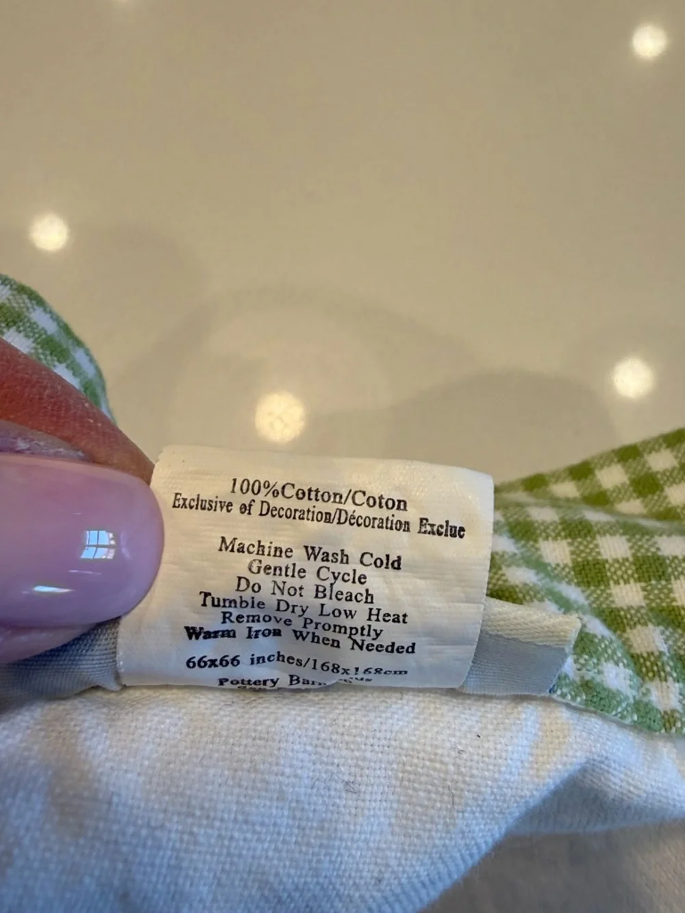 Pottery Barn Kids Easter Tablecloth Square